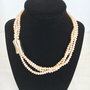 17” Cultured Pearl Choker Necklace